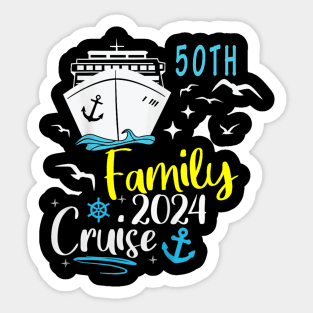 family cruise trip 2024 Sticker